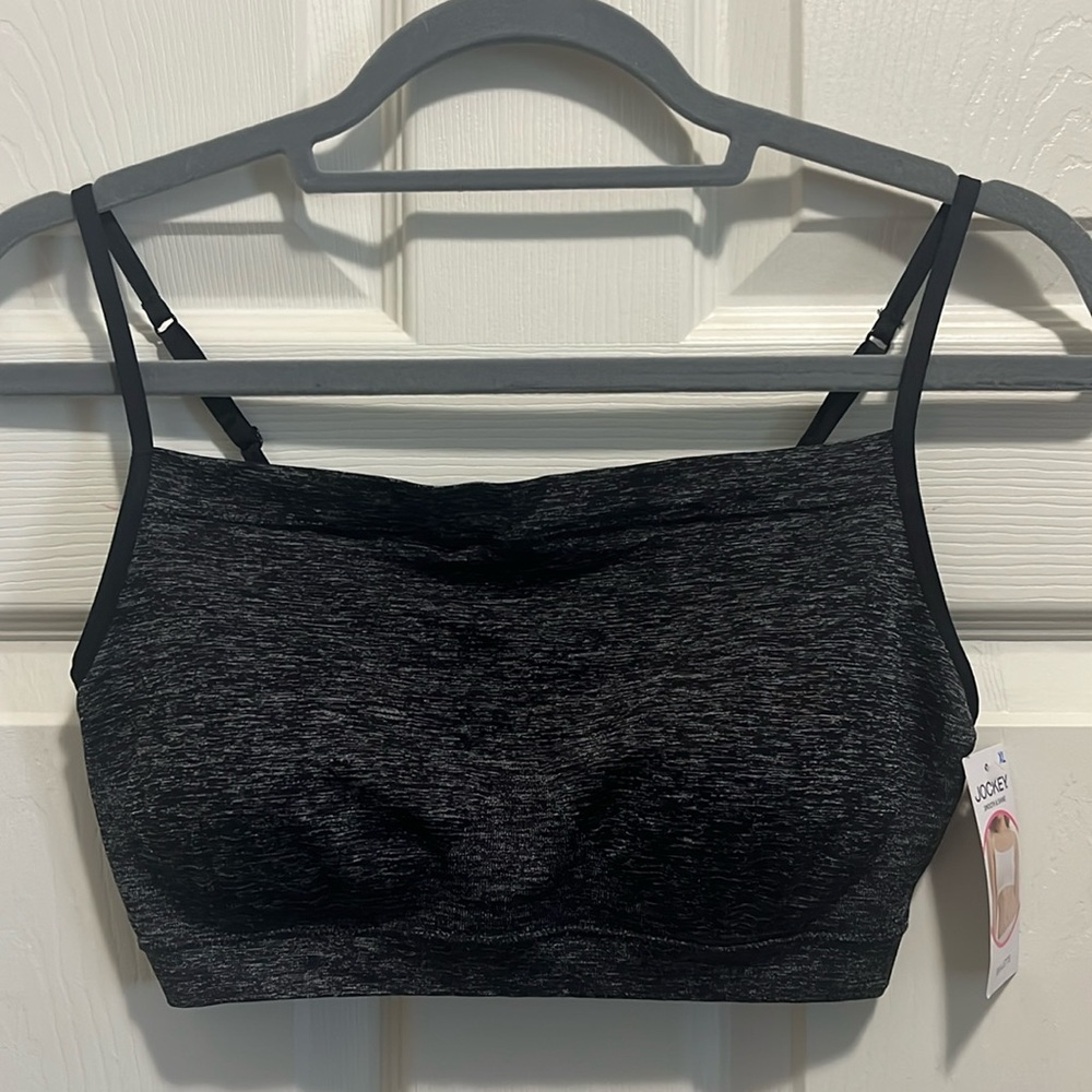 Jockey Black/Gray Bralette